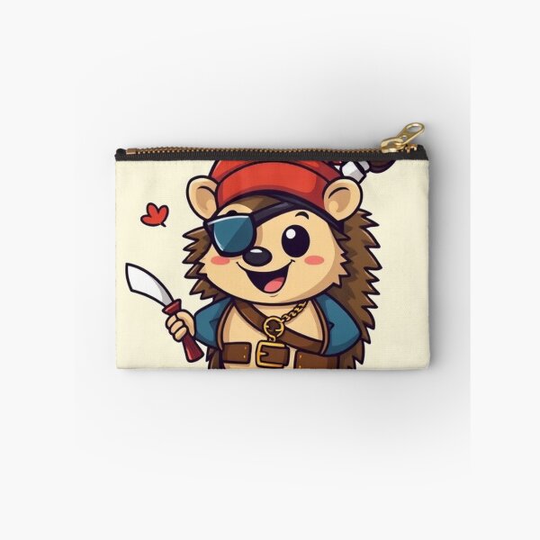 Item preview, Cute Hedgehog Pirates Vector Illustration designed and sold by hjian8219.