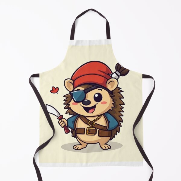Item preview, Cute Hedgehog Pirates Vector Illustration designed and sold by hjian8219.