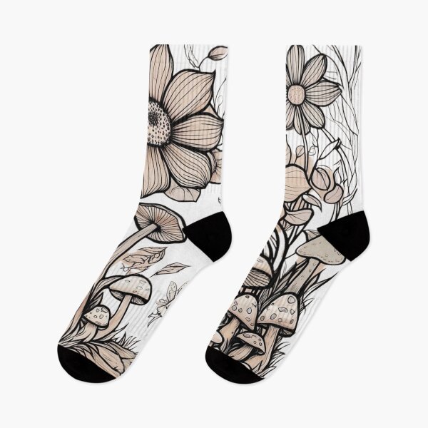 Item preview, Enchanted Forest - fairies, mushrooms and towering giant flowers designed and sold by AlinaSCorner.