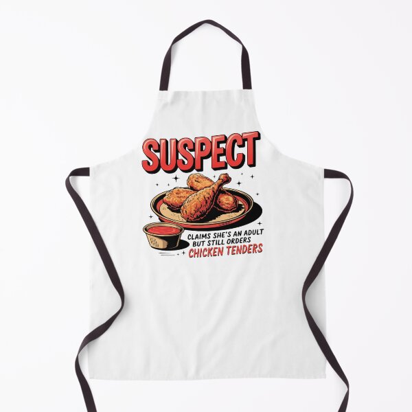 Item preview, Suspect claims she's an adult But Still Order Chicken Tenders designed and sold by vintagearttee.
