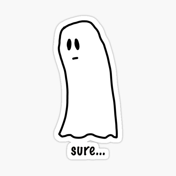 Item preview, Apathetic Ghost Agrees designed and sold by SilentAfon.
