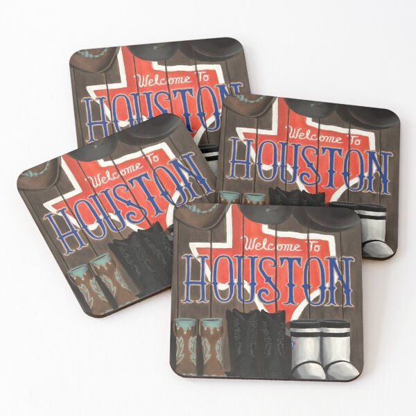Item preview, Houston Cowboys and Astronauts Graphic designed and sold by CustomTravelArt.