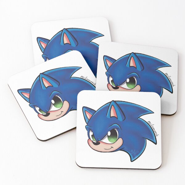 Item preview, Chibi Fast Blue Hedge Sticker designed and sold by ArtbyMilie.