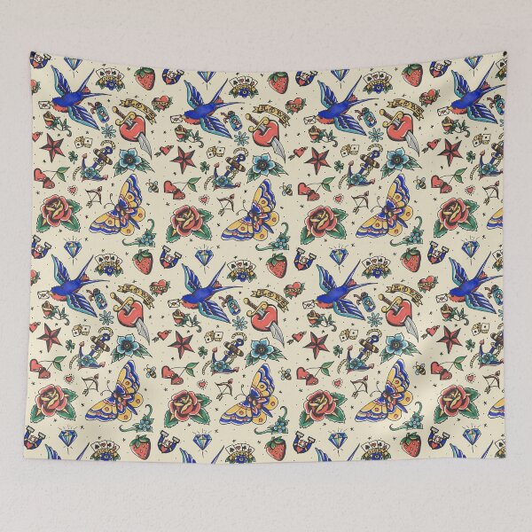 Item preview, Feminine American Traditional Tattoo  designed and sold by 80HDeez.