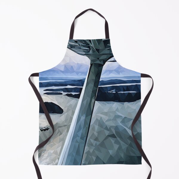 Item preview, Flying near San Juan Islands Washington (Poly Art) designed and sold by flyscenicair.
