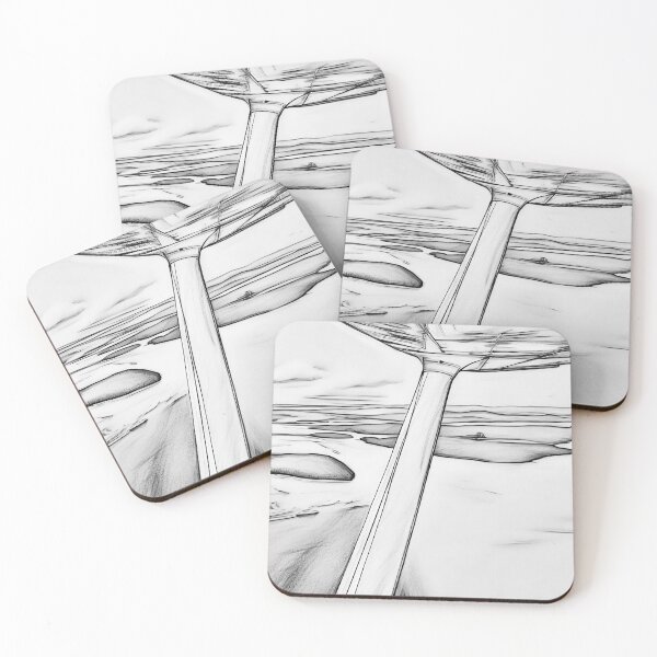 Item preview, Flying near San Juan Islands Washington (Sketch) designed and sold by flyscenicair.
