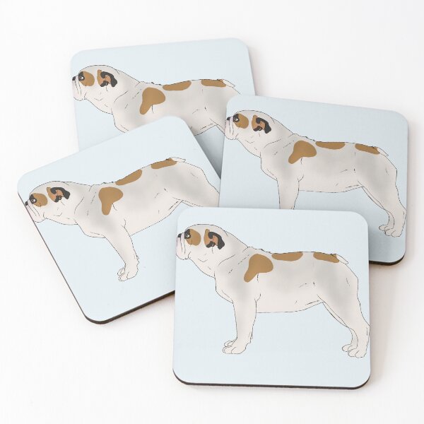 Artikelvorschau, Britische Bulldogge - Pied Fawn entworfen und verkauft von Pawsome-Doodles.