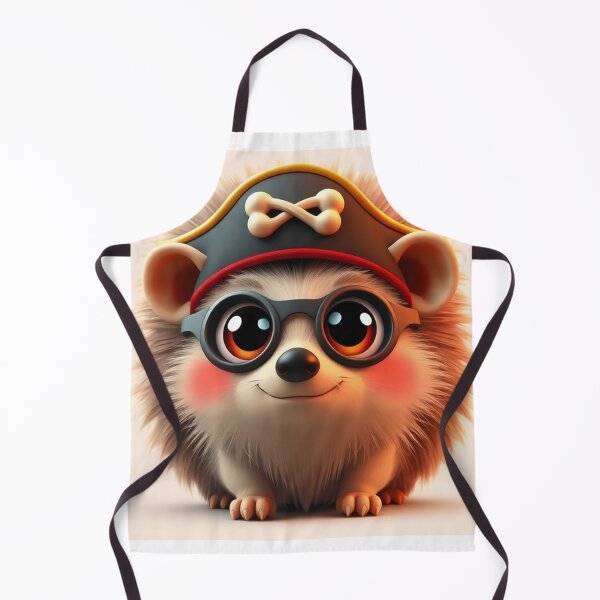 Item preview, Cute Hedgehog Pirates Vector Illustration designed and sold by hjian8219.
