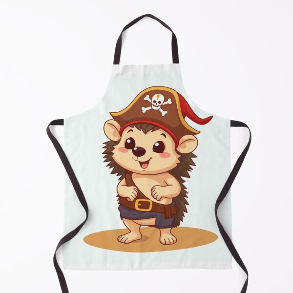 Item preview, Cute Hedgehog Pirates Vector Illustration designed and sold by hjian8219.