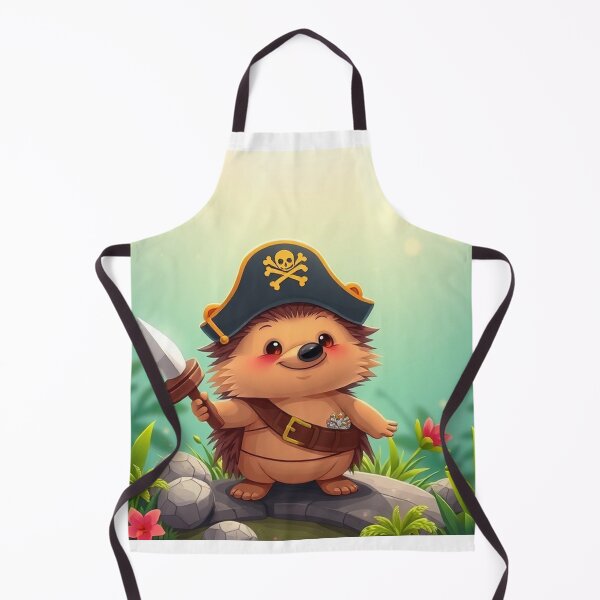 Item preview, Cute Hedgehog Pirates Vector Illustration designed and sold by hjian8219.