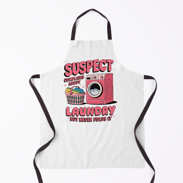 Item preview, Suspect Complains About Laundry but Never Folds It designed and sold by vintagearttee.