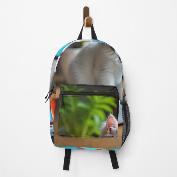 Item preview, cat working on laptop designed and sold by hjian8219.