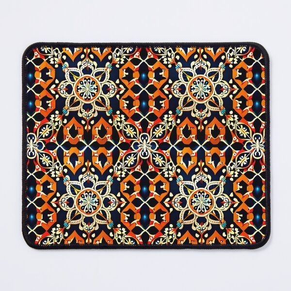 Item preview, Filigree Art Elegant & Royal Orange Symmetrical Flower Blossom 2X designed and sold by Zeporas Castle.