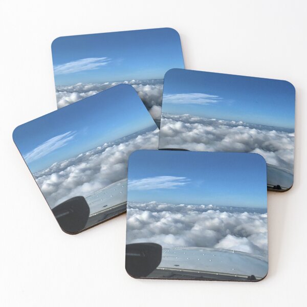 Item preview, Flying over top of clouds designed and sold by flyscenicair.