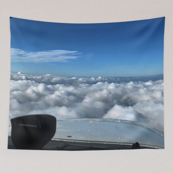 Item preview, Flying over top of clouds designed and sold by flyscenicair.