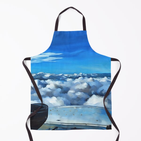 Item preview, Flying over top of clouds (Impressionist) designed and sold by flyscenicair.