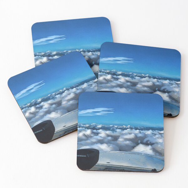 Item preview, Flying over top of clouds (Oil Painting) designed and sold by flyscenicair.