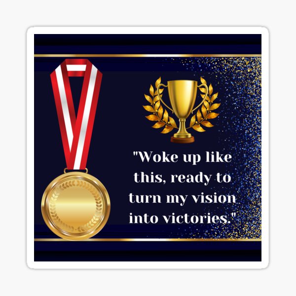 Unstoppable Energy: Woke Up Like This Sticker
