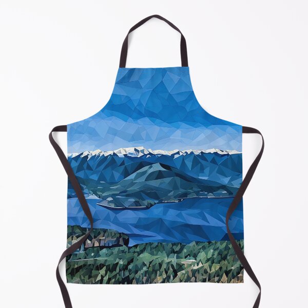 Item preview, Spring Olympic Mountains (Poly Art) designed and sold by flyscenicair.
