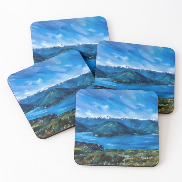 Item preview, Spring Olympic Mountains (Pastel) designed and sold by flyscenicair.