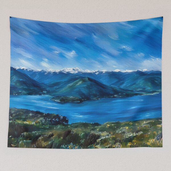 Item preview, Spring Olympic Mountains (Pastel) designed and sold by flyscenicair.