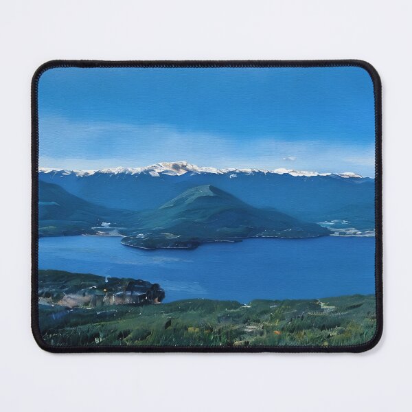 Item preview, Spring Olympic Mountains (Oil Painting) designed and sold by flyscenicair.