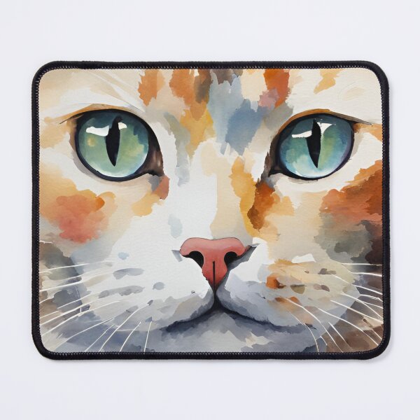 Item preview, Eyes of Serenity Feline Dreams in Watercolor designed and sold by muitee.