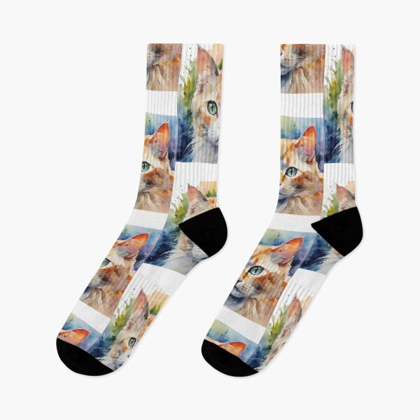 Item preview, Eyes of Serenity Feline Dreams in Watercolor designed and sold by muitee.