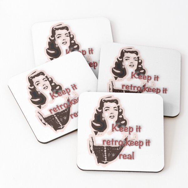 Item preview, Keep it retro, keep it real designed and sold by MartyAart.