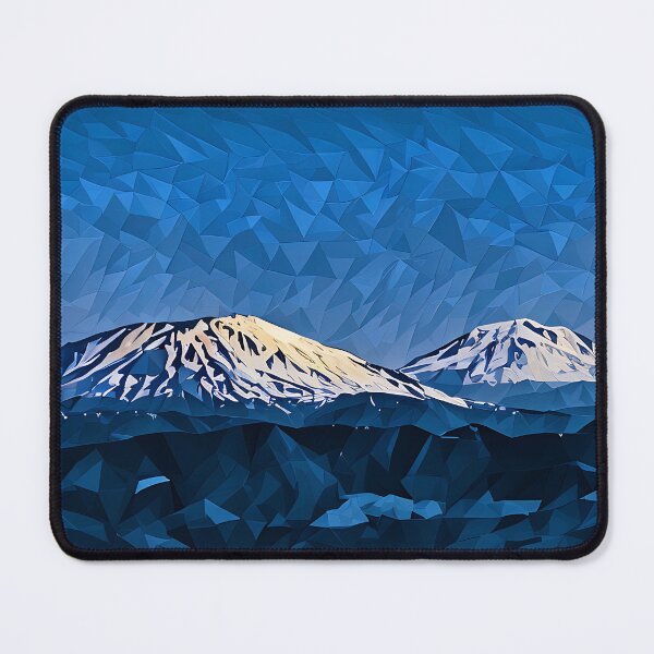 Item preview, Mt St Helens with Mt Adams (Poly Art) designed and sold by flyscenicair.