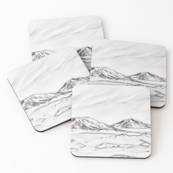 Item preview, Mt St Helens with Mt Adams (Sketch) designed and sold by flyscenicair.