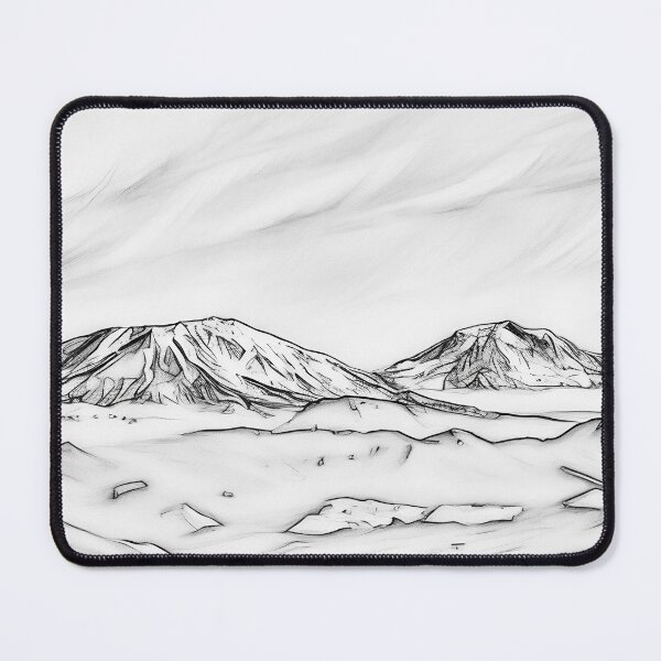 Item preview, Mt St Helens with Mt Adams (Sketch) designed and sold by flyscenicair.