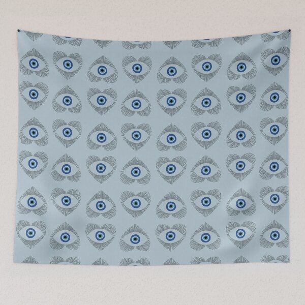 Item preview, Evil eye pattern designed and sold by nimbusdesignart.