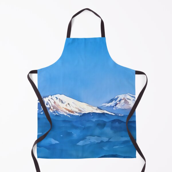 Item preview, Mt St Helens with Mt Adams (Watercolor) designed and sold by flyscenicair.