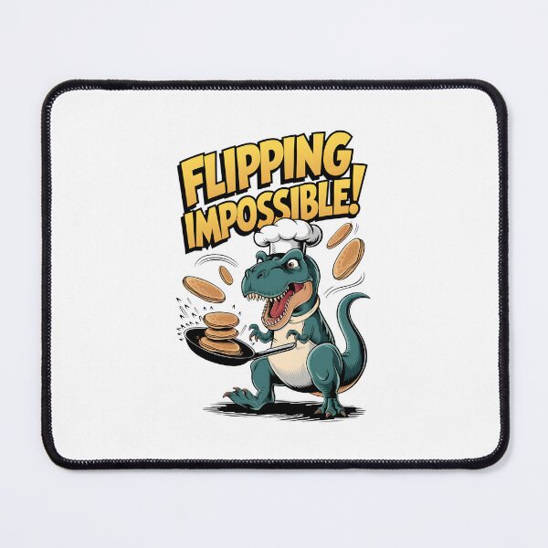 Item preview, T-Rex Pancake Struggles | Flipping Impossible Chef designed and sold by Dazzle-Sizzle.
