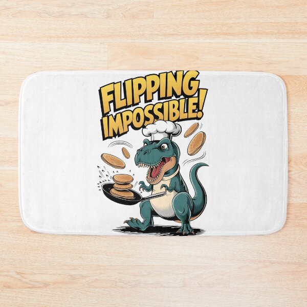 Item preview, T-Rex Pancake Struggles | Flipping Impossible Chef designed and sold by Dazzle-Sizzle.