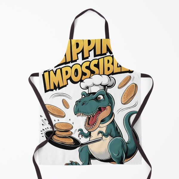 Item preview, T-Rex Pancake Struggles | Flipping Impossible Chef  designed and sold by Dazzle-Sizzle.