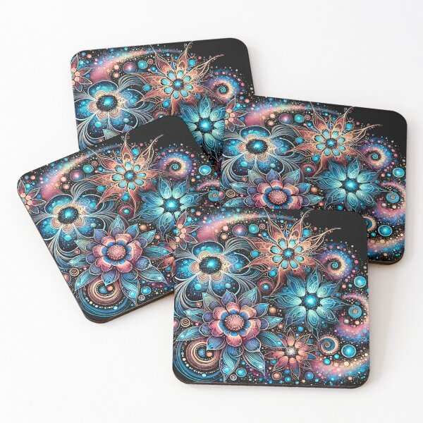 Item preview, Cosmic Flowers, Translucent Galaxies 10 designed and sold by artedamensagem.