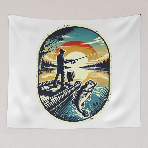 Item preview, Boat Fishing designed and sold by Tenpaces.