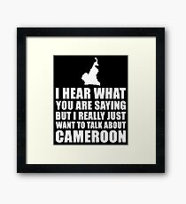 Cameroon Travel Gift Idea Framed Print