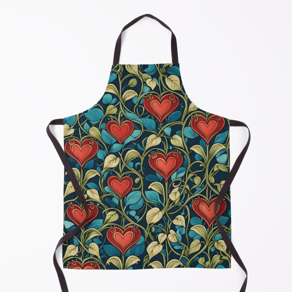Item preview, Valentines Day Art Nouveau Love Colourful Pattern designed and sold by druidwolfart.