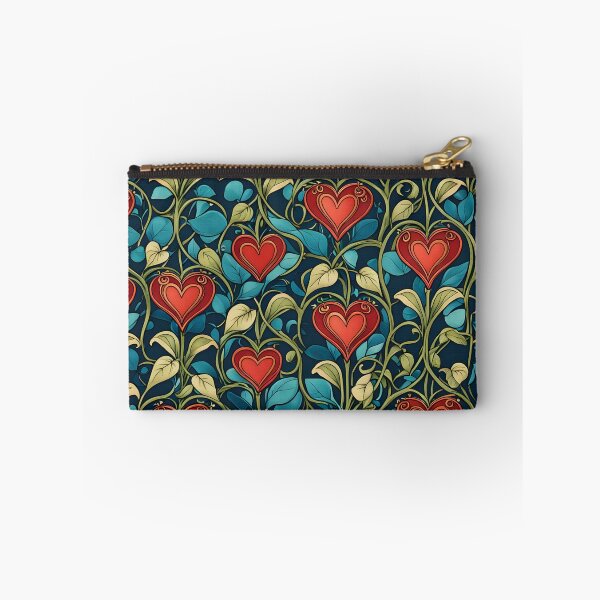 Item preview, Valentines Day Art Nouveau Love Colourful Pattern designed and sold by druidwolfart.