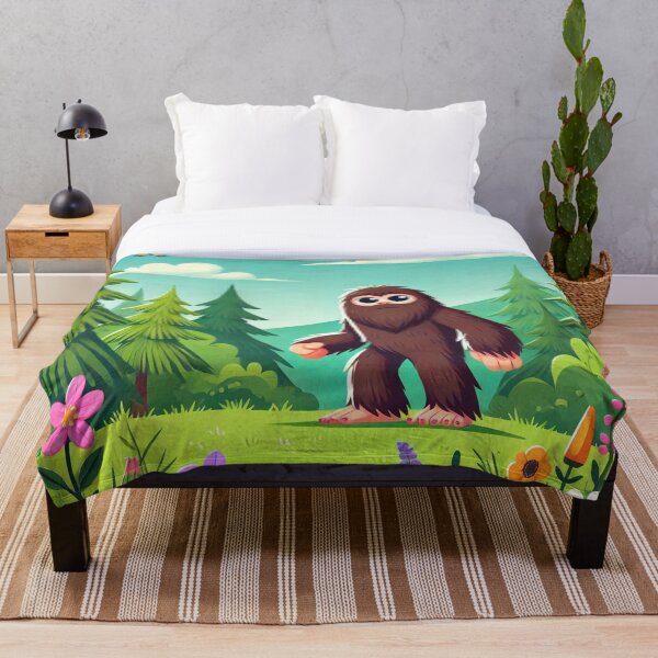 Item preview, Sasquatch in the Woods designed and sold by HalcyonThings.