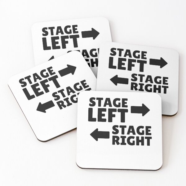 Item preview, Funny Stage Stage Crew Left Stage Right Theatre Lovers designed and sold by MouDantArts.