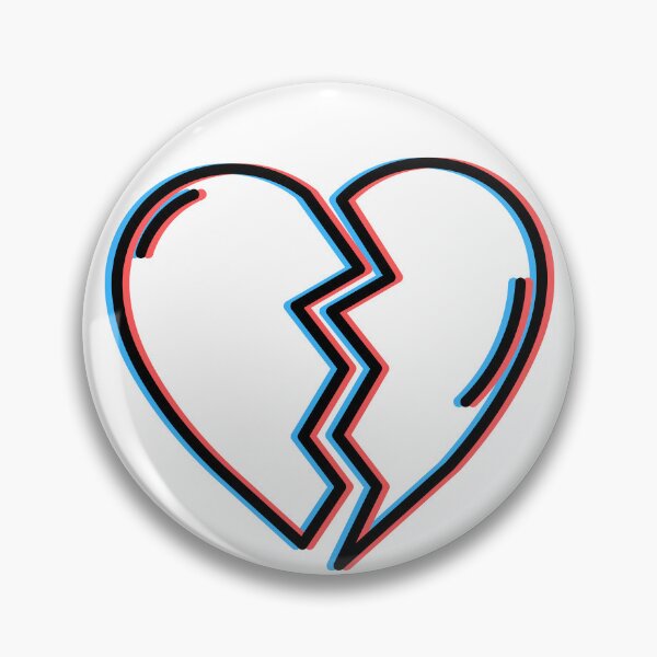Item preview, Retro 3D Anaglyph Heart Design designed and sold by LipsLab.