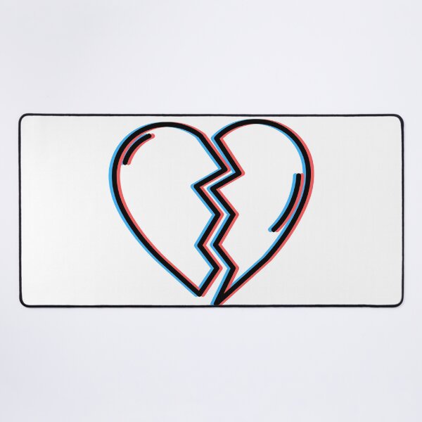 Item preview, Retro 3D Anaglyph Heart Design designed and sold by LipsLab.