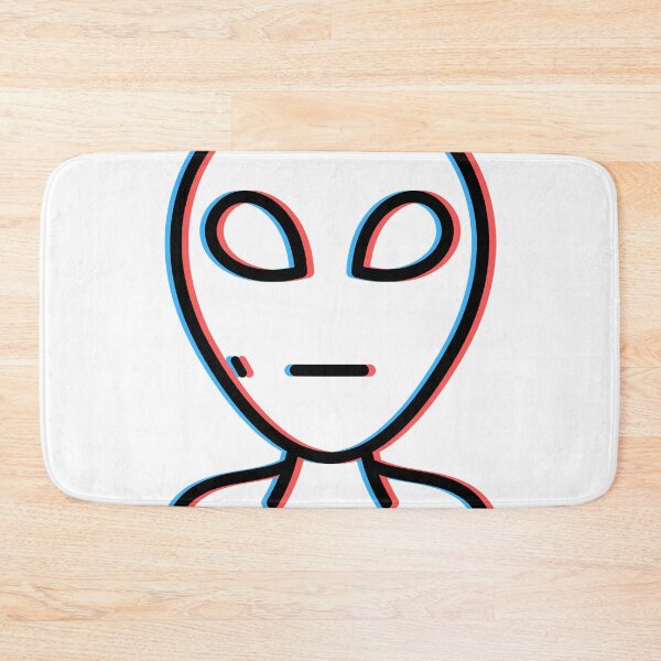 Item preview, Futuristic 3D Anaglyph Alien Head designed and sold by LipsLab.