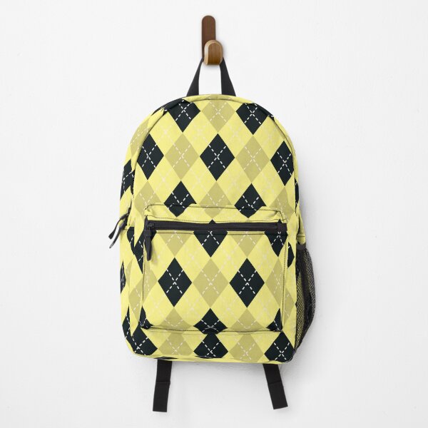 Item preview, Light yellow and black Argyle pattern designed and sold by MarketdeLuis.