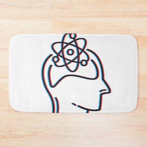 Item preview, Abstract 3D Anaglyph Atom Brain designed and sold by LipsLab.