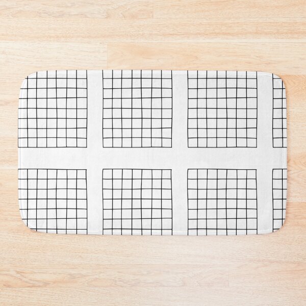 Item preview, Minimalist Grid Illustrations: Elegant Black & White Art designed and sold by RM-Journey.